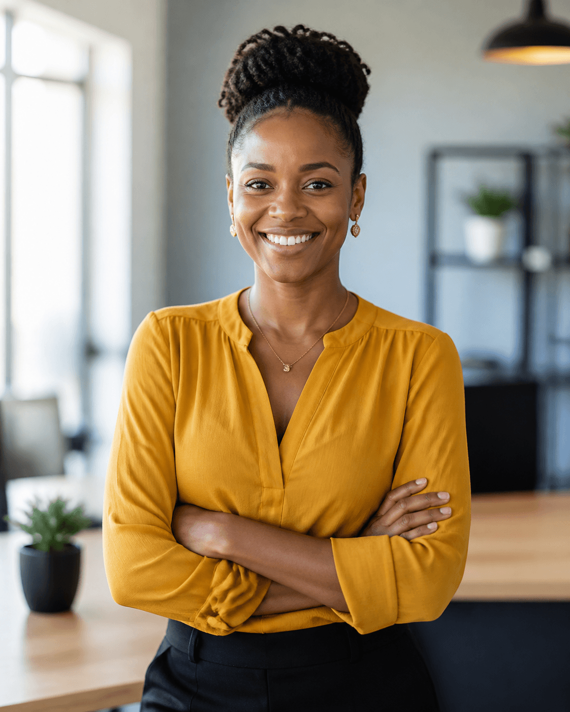 Fictional sample customer portrait